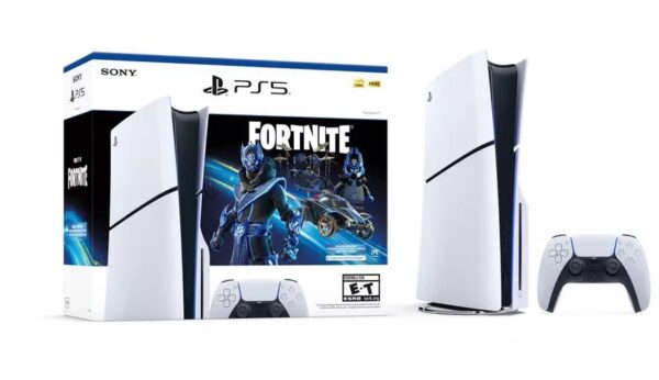 Sony PlayStation 5 Slim Disc Console Fortnite Cobalt Star Bundle