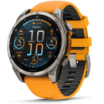 GARMIN Garmin fenix® 8 47mm AMOLED Sapphire Edition Titanium with Spark Orange + Graphite Band