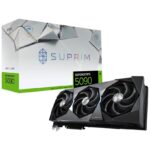 MSI Suprim GeForce RTX 5090 SOC 32GB GDDR7 video card PCI Express Gen5 x16