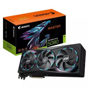 GIGABYTE AORUS GeForce RTX 5080 MASTER 16G GDDR7 Graphics card