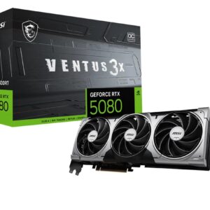 MSI RTX 5080 16G VENTUS 3X OC GDDR7 video card 256-bit PCI Express Gen 5 30 Gbps