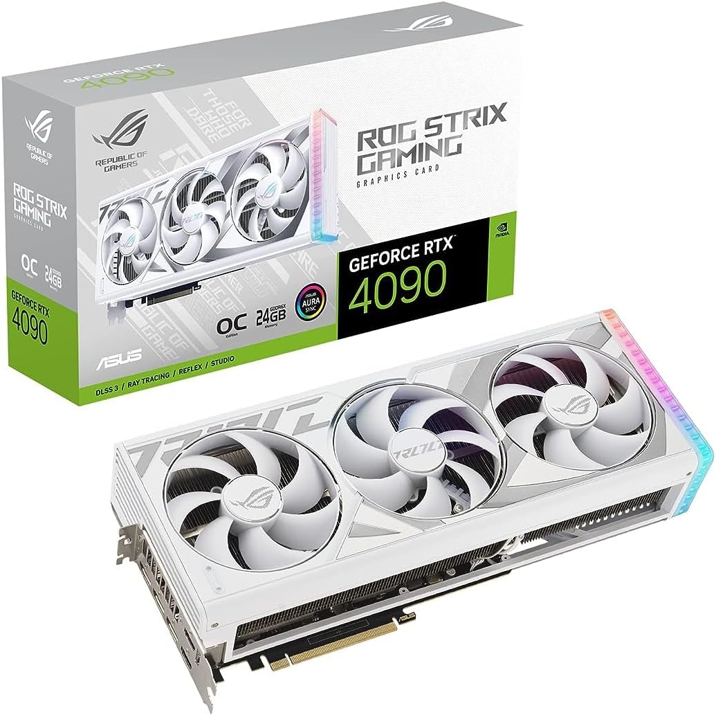 ASUS ROG Strix GeForce RTX 4090 White Graphics Card