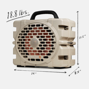 Turtlebox Grande: Loud! Outdoor Portable Bluetooth 5.4 Speaker | Rugged, Waterproof, Ultra-Portable | Plays to 126db, Deep Bass