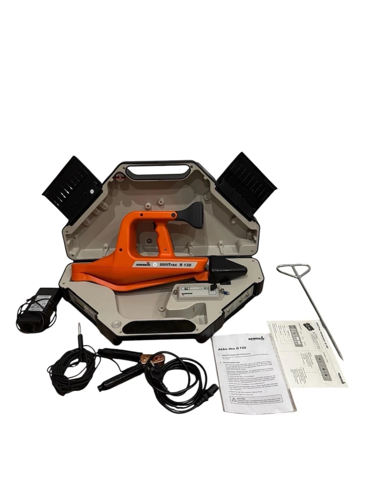 SEWERIN UTILITRAC R130 MULTI-FREQUENCY PIPE & CABLE LOCATOR + SONDE, MODEL R130