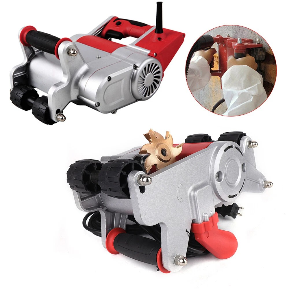 Handheld Wall Groove Cutting Machine Electric Wall Chaser Slotting Machine Tool  bbsryt (644)